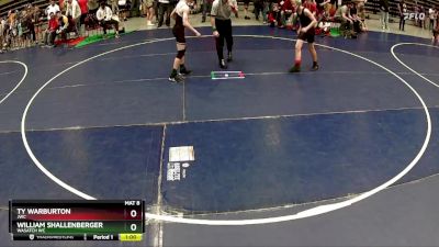 105 lbs Cons. Round 2 - Ty Warburton, JWC vs William Shallenberger, Wasatch WC