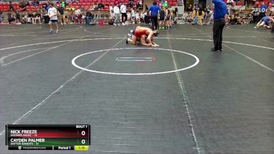 105 lbs Semis (4 Team) - Nick Freeze, Hoosier Havoc vs Cayden Palmer, Dayton Bandits