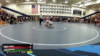 150 lbs Quarterfinal - Aidan Jones, Revere vs LUKE SEAMAN, Louisville