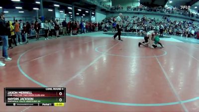 130 lbs Cons. Round 4 - Jaxon Merrell, Carl Junction Take Down Club-AAA vs Haydin Jackson, Smithville Youth Wrestling-AA 