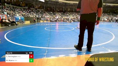 80 lbs Quarterfinal - Tripp Farrington, Crazy Goats vs Mason Myers, Armory Athletics