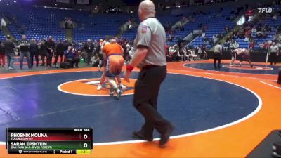 235 lbs Semifinal - Phoenix Molina, Tolono (Unity) vs Sarah Epshtein, Oak Park (O.P.-River Forest)