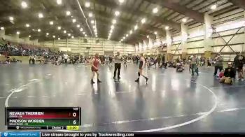 105 lbs Round 3 (6 Team) - Nevaeh Therrien, Idaho vs Madison Worden, Gold Rush