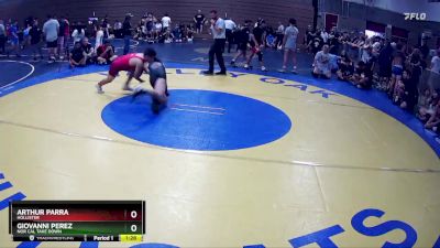 133 lbs Cons. Round 3 - Giovanni Perez, Nor Cal Take Down vs Arthur Parra, Hollister