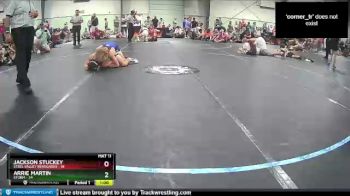 136 lbs Round 2 (8 Team) - Arrie Martin, Storm vs Jackson Stuckey, Steel Valley Renegades