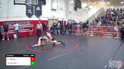 120 lbs Semifinal - Nathan Carrillo, St John Bosco vs Cody Pearce, Dos Pueblos