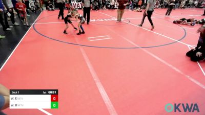 52 lbs Semifinal - Bree Leyba, Team Tulsa Wrestling Club vs Keo Andrist, ReZults Wrestling