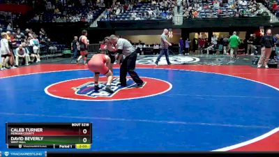 3A-215 lbs Semifinal - David Beverly, West Hall vs Caleb Turner, Morgan County