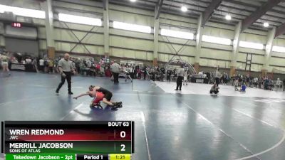 105 lbs Semifinal - Wren Redmond, JWC vs Merrill Jacobson, Sons Of Atlas