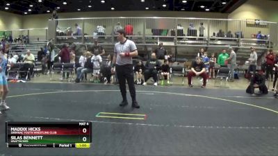 70 lbs Cons. Round 2 - Maddix Hicks, Saranac Youth Wrestling Club vs Silas Bennett, Unattached