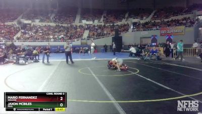 D4-120 lbs Cons. Round 3 - Jaxon McBiles, Pima vs Mario Fernandez, Willcox