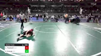 70 lbs Quarterfinal - Logan Theobald, Sussex Wantage Wrestling Club vs Ryan Orange, Cinnaminson