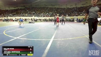 6A-144 lbs Cons. Round 1 - Mitchell Borynack, Stillwater vs Dillon Ryan, Yukon