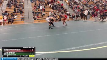 149 lbs Cons. Round 2 - Daquion Goodbeir, Iowa Central Community College vs Juan Garcia, Wisconsin-La Crosse