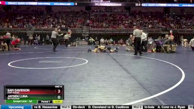 3A-106 lbs Cons. Round 2 - Jayden Luna, Bettendorf vs Sam Davidson, Fort Dodge