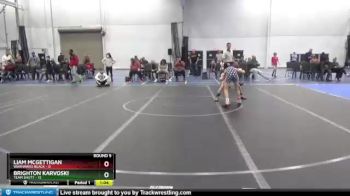 84 lbs Round 5 (8 Team) - Brighton Karvoski, Team Shutt vs Liam McGettigan, Warhawks Black