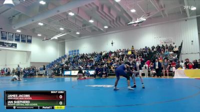 144 lbs 7th Place Match - Ian Shepherd, Desoto Central High School vs James Jacobs, Vancleave High School