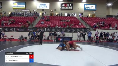 190 lbs Cons 8 #2 - Kitana Leafaatoto, Gold Rush Wrestling vs Taina Uasike, Arizona Girls Wrestling