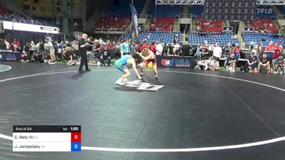 160 lbs Rnd Of 64 - Carl J Betz III, New Jersey vs Jake Jampolsky, Arizona