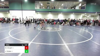 126 lbs Round Of 128 - Mason Wright, PA vs Josiah Sykes, VA