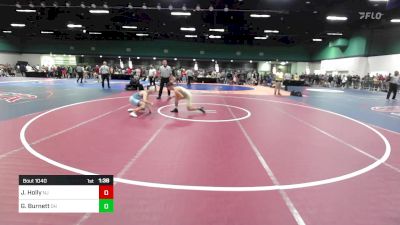 106 lbs Round Of 128 - Jake Holly, NJ vs Grey Burnett, OH