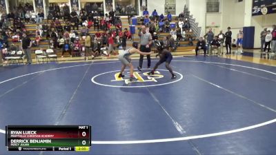 122 lbs Champ. Round 1 - Derrick Benjamin, Percy Julian vs Ryan Lueck, Prattville Christian Academy