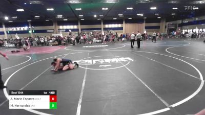 101 lbs Quarterfinal - Alyssa Marin Esparza, Wolfpack WC vs Mira Hernandez, One Academy