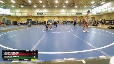 115 lbs Round 3 - Joseph Drewry, Wave Wrestling Club vs Ryan Southern, Unaffiliated