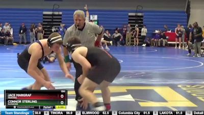150 lbs Champ. Round 3 - Connor Sterling, ELMWOOD vs Jace Margraf, MOHAWK
