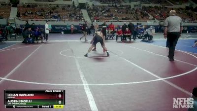 D3-138 lbs Cons. Round 1 - Austin Maselli, San Tan Foothills vs Logan Haviland, Dysart