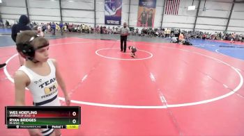 48 lbs Rd# 2 10:30am Friday - Ryan Bridges, PA Gold vs Wes Hoefling, Legends Of Gold