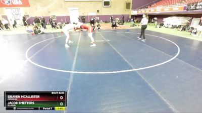 187-197 lbs Round 2 - Draven McAllister, Michigan vs Jacob Smetters, Illinois