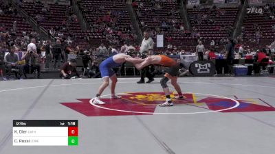 127 lbs Round Of 16 - Keagan Oler, Cathedral Prep vs Cael Rossi, Lower Dauphin