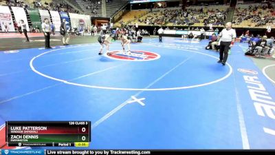 126 Class 3 lbs Cons. Round 2 - Luke Patterson, Windsor (Imperial) vs Zach Dennis, Farmington