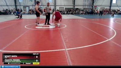 Silver 285 lbs Cons. Round 3 - Wyatt Smith, Coe vs Makota Misgen, Minnesota State Mankato