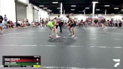 120 lbs Round 2 (6 Team) - Evan Owen, Headhunters Black vs Noah Michaels, Triumph Trained