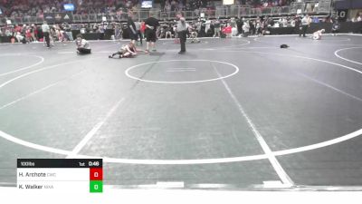 100 lbs Rr Rnd 1 - Henry Archote, Crusader Wrestling Club vs Karter Walker, Nixa Youth Wrestling