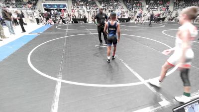 85 lbs Semifinal - Michael Evans III, Tulsa Blue T Panthers vs Pryor Myers, Cushing Tigers