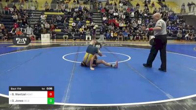 121 lbs Consy 8 - Branden Wentzel, Montoursville vs Dan Jones, Delbarton-NJ