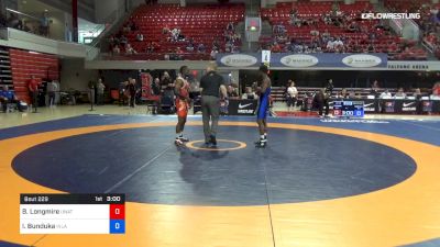 55 lbs 3rd Place - Britain Longmire, Unattached vs Ibrahim Bunduka, Inland Northwest Wrestling Training Center