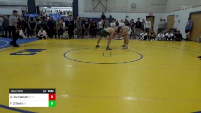 160 lbs Consy 7 - Dominic Sumpolec, Notre Dame GP vs Frank DiBella, St. Joseph Regional-NJ