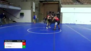 195 lbs Cons. Round 1 - Aiden Braley, Golden Grapplers Wrestling Club vs Nasim Mansour, Albany Wrestling Club