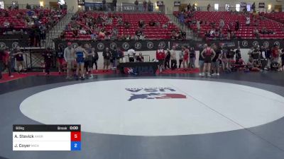 60 kg Cons 32 #1 - Austin Stevick, Angry Fish Wrestling vs Joelan Coyer, Michigan West Wrestling Club