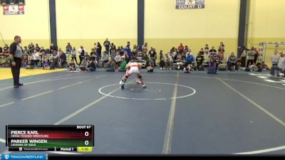 80 lbs Cons. Round 3 - Parker Wingen, Legends Of Gold vs Pierce Karl, Crass Trained Wrestling