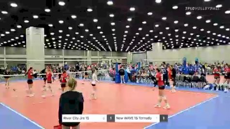 River City Jrs 15 vs New WAVE 15 Tornado - 2022 JVA World Challenge presented by Nike - Expo Only