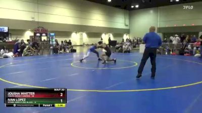 132 lbs Round 4 (10 Team) - Jousha Whitter, Youth Impact Center vs Ivan Lopez, Storm Wrestling Black