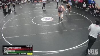 1A/2A 215 1st Place Match - Tucker Bohn, Buford vs Na`Gaevien Calhoun, Abbeville