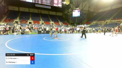 220 lbs Cons 64 #2 - Cashmere Hamilton-Grunau, Minnesota vs Nehemias Pettway, Connecticut