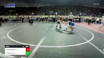 61 lbs Consi Of 4 - Donnie Whitenack, Pryor Elementary Wrestling vs Lawson Mortimer, Lions Wrestling Academy