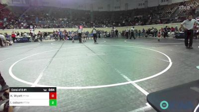 60 lbs Consi Of 8 #1 - Keylen Wyatt, Perkins vs Laramie Coburn, Perkins